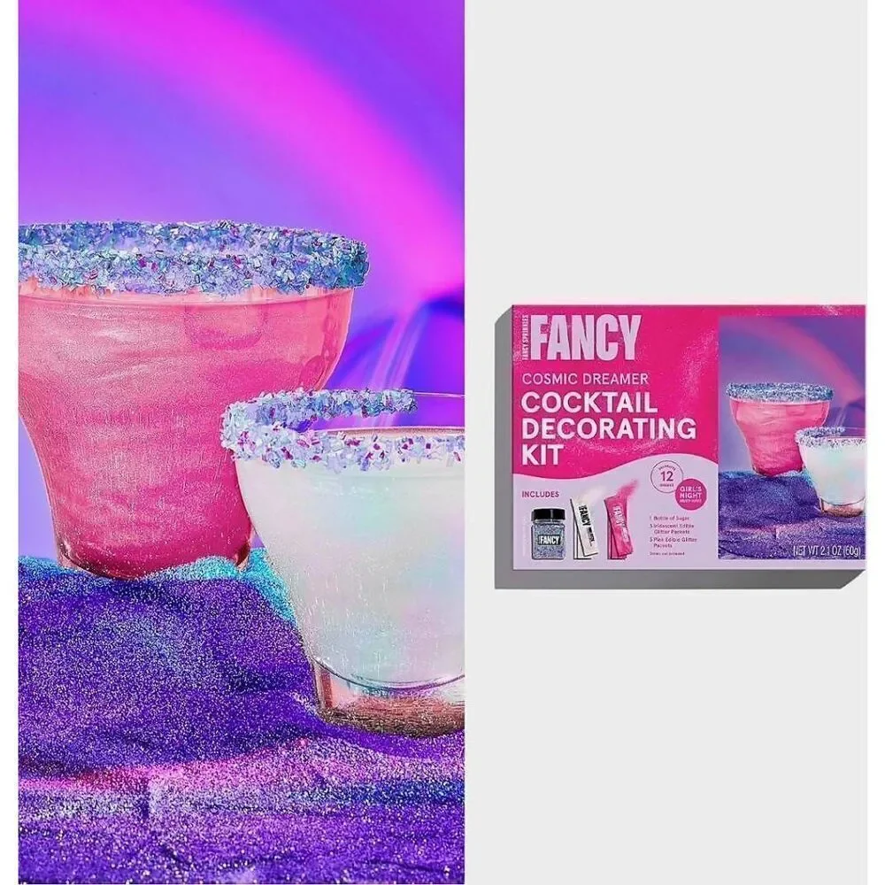 NIB FANCY SPRINKLES COSMIC DREAMER COCKTAIL DECORATING KIT